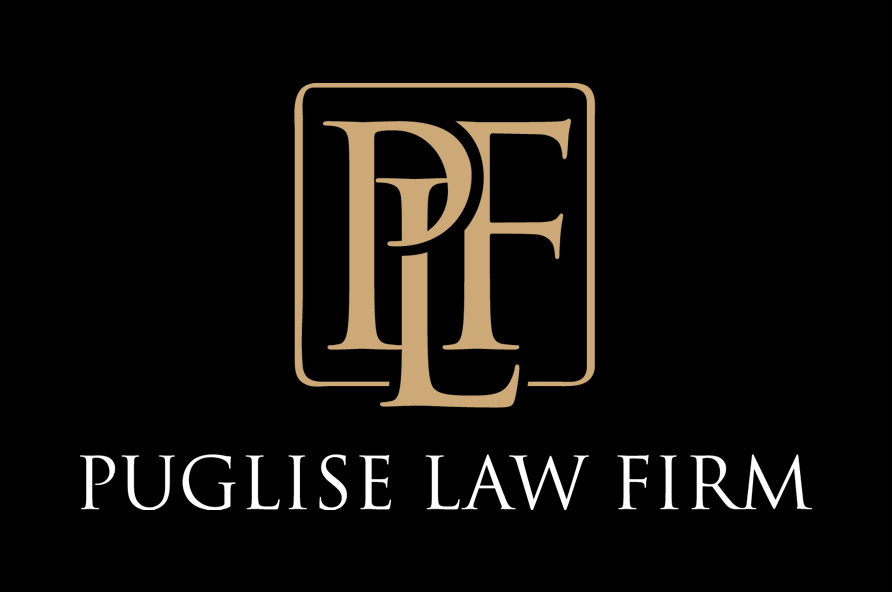 puglise-law-firm-logo-design-black