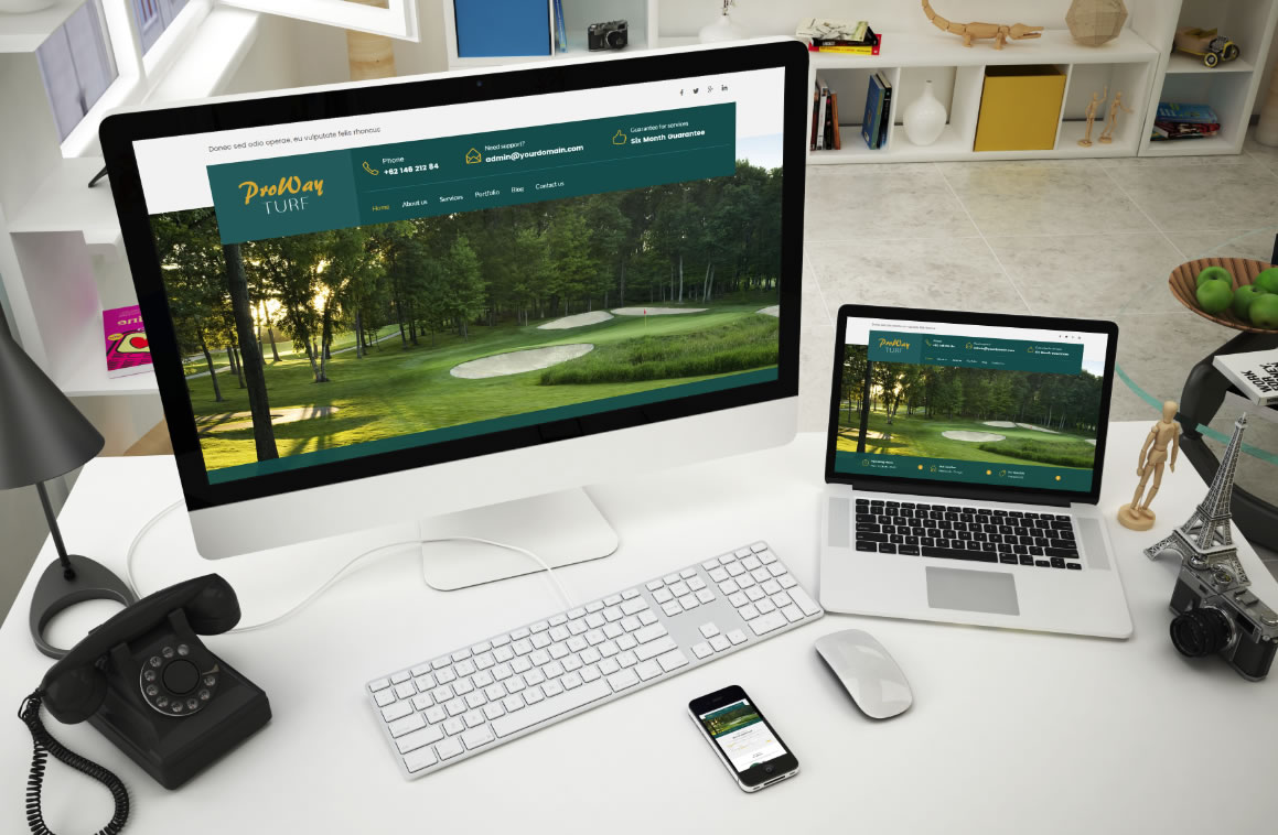 turf management website design atlanta