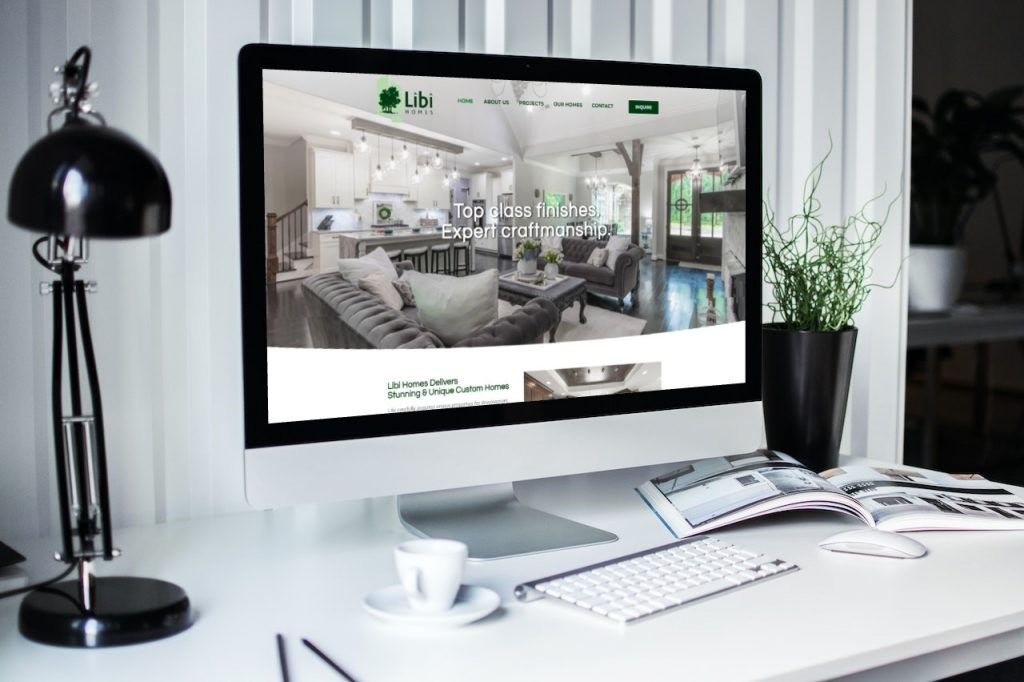 Libi Homes, Ltd. Website Design Concept