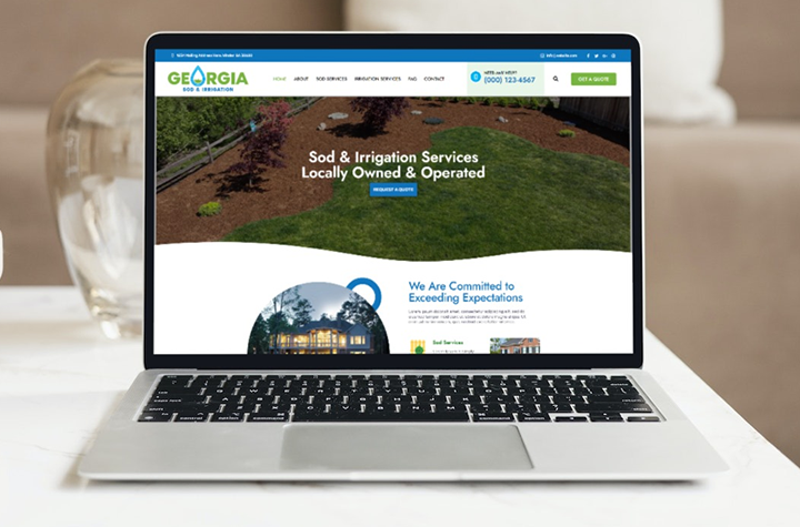 Georgia Sod & Irrigation Website Design