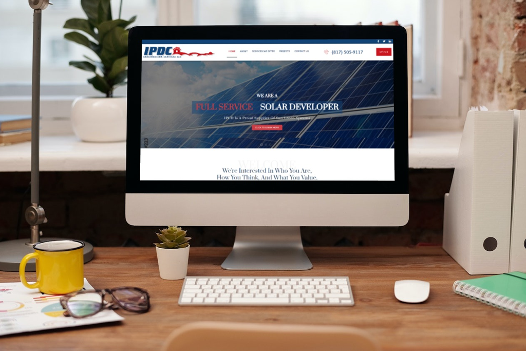 IPDC Construction Services Website Design