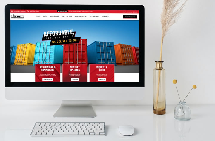 New York Container & Trailer Co. Website Design Concept