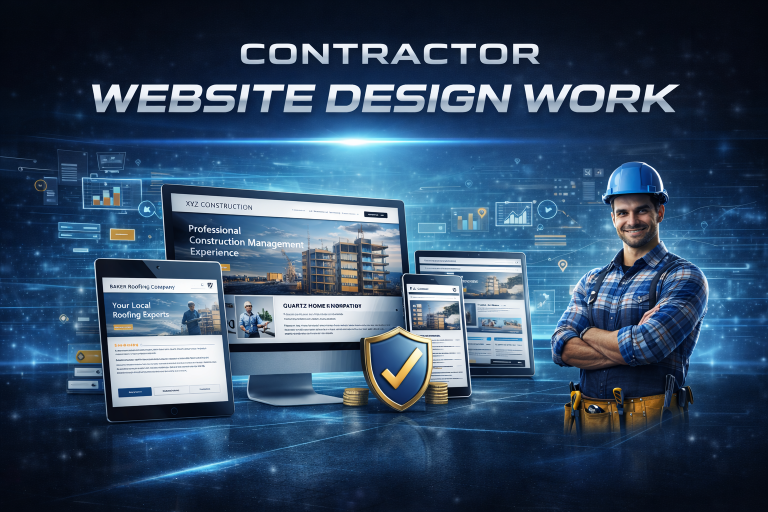 contractor website design work