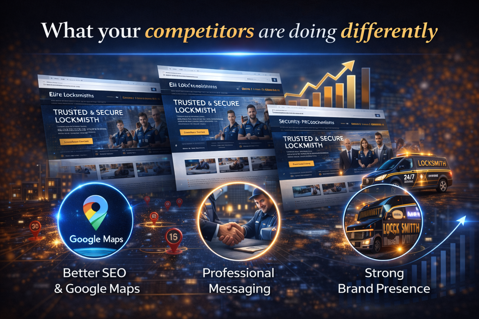 what your competitors are doing differently locksmiths