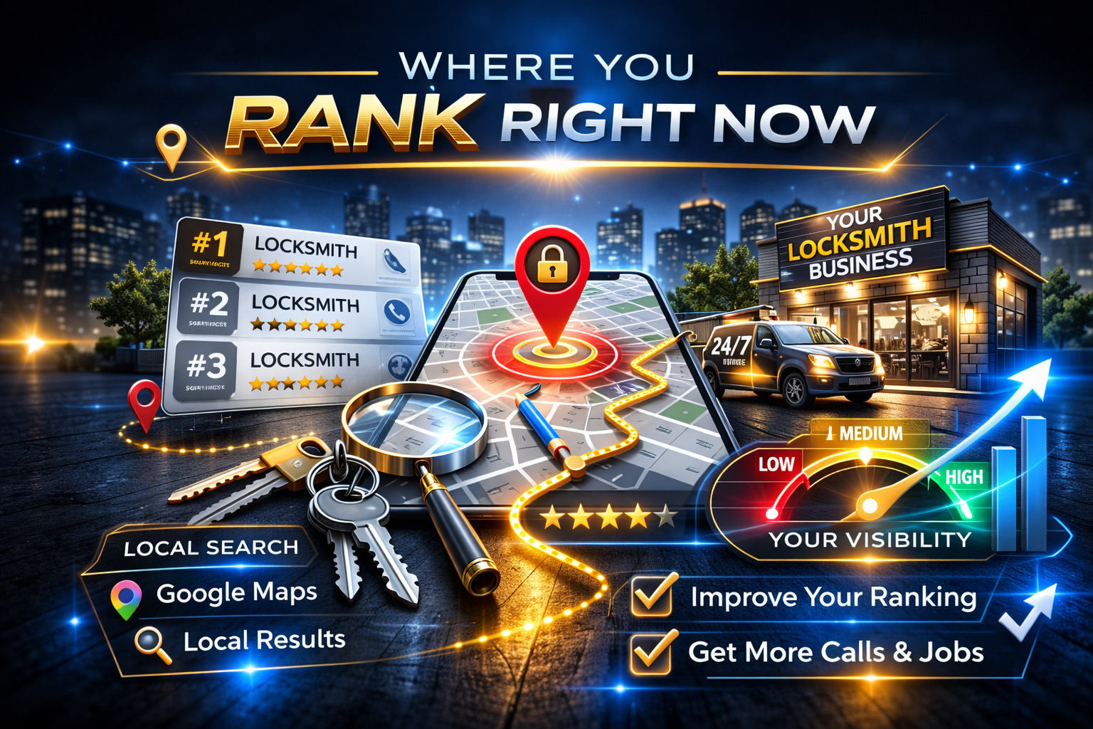 where you rank right now locksmiths