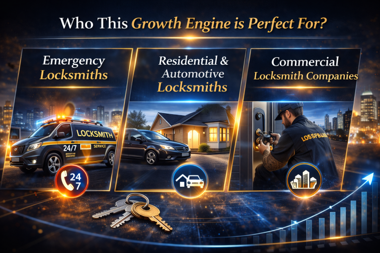who this growth engine is perfect for locksmiths