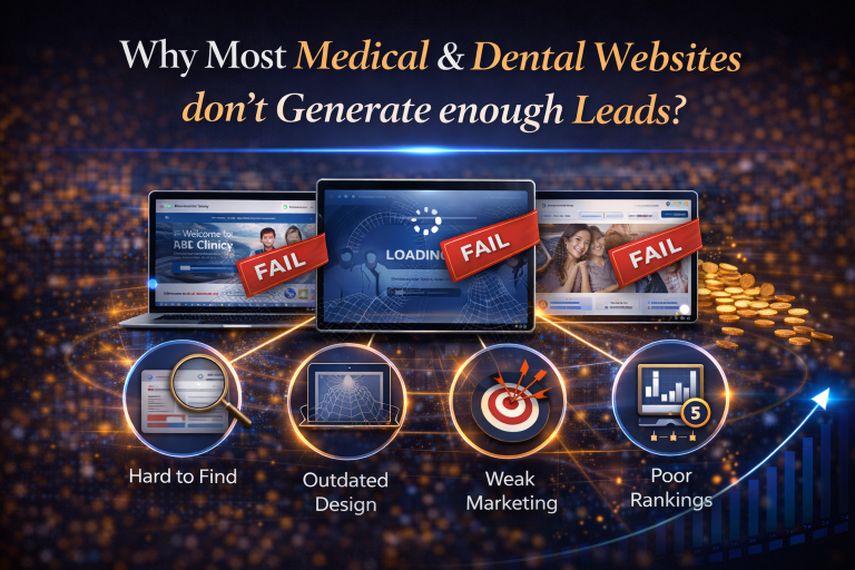 why most medical and dental websites don't generate enough leads