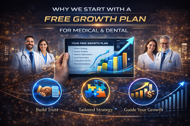 why we start with a free growth plan medical dental