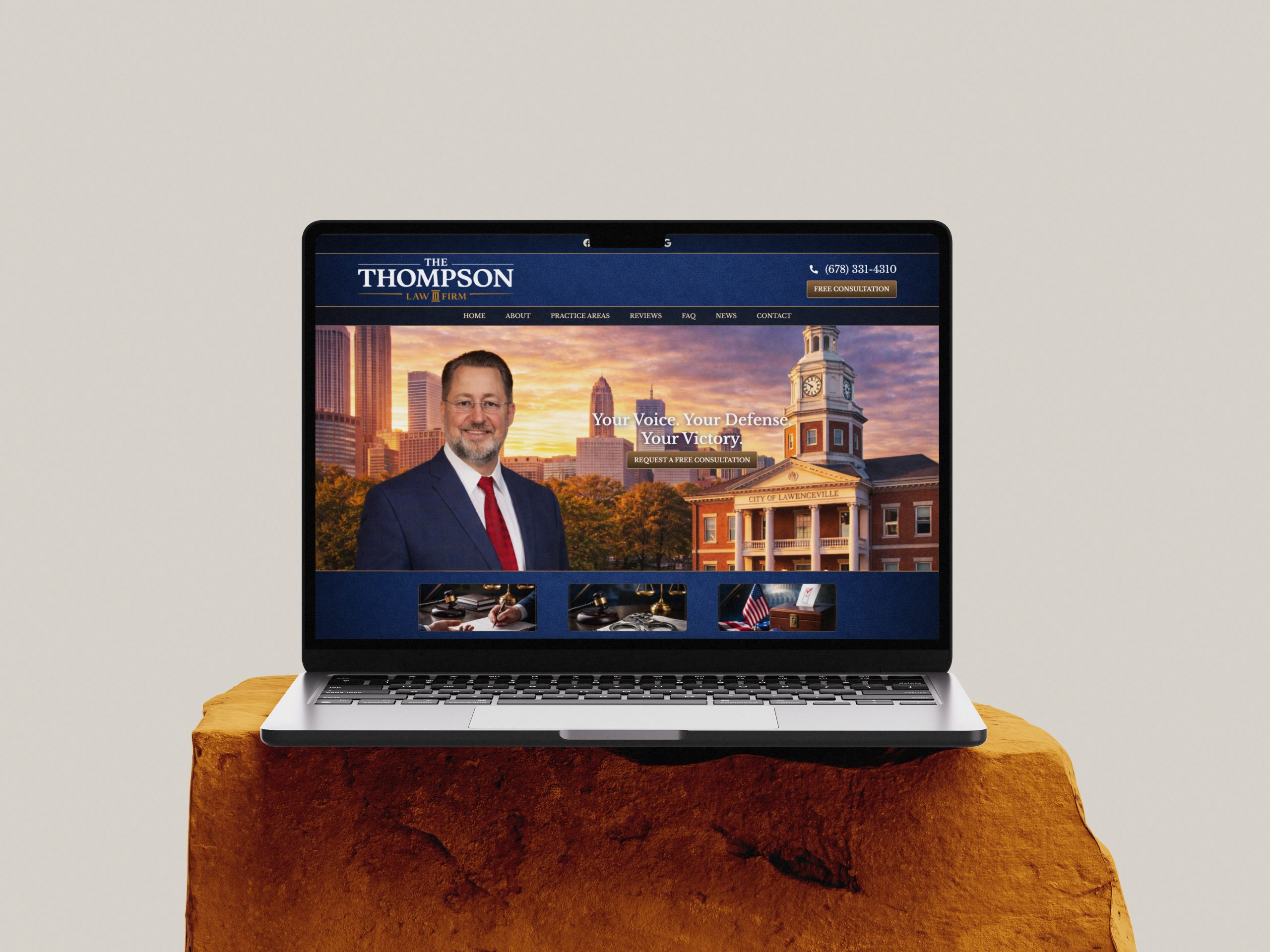 the thompson law firm laptop
